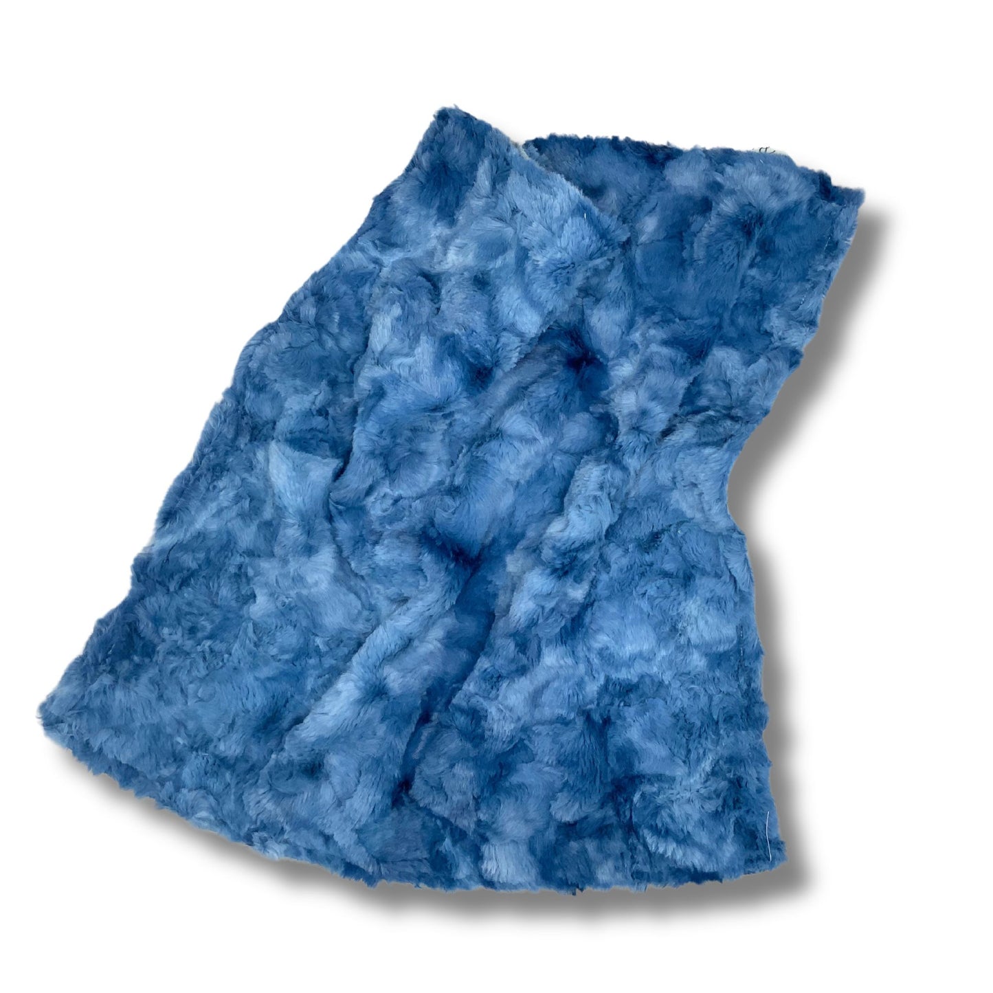 Personalized Blue Daisy Minky Baby Blanket or Lovey