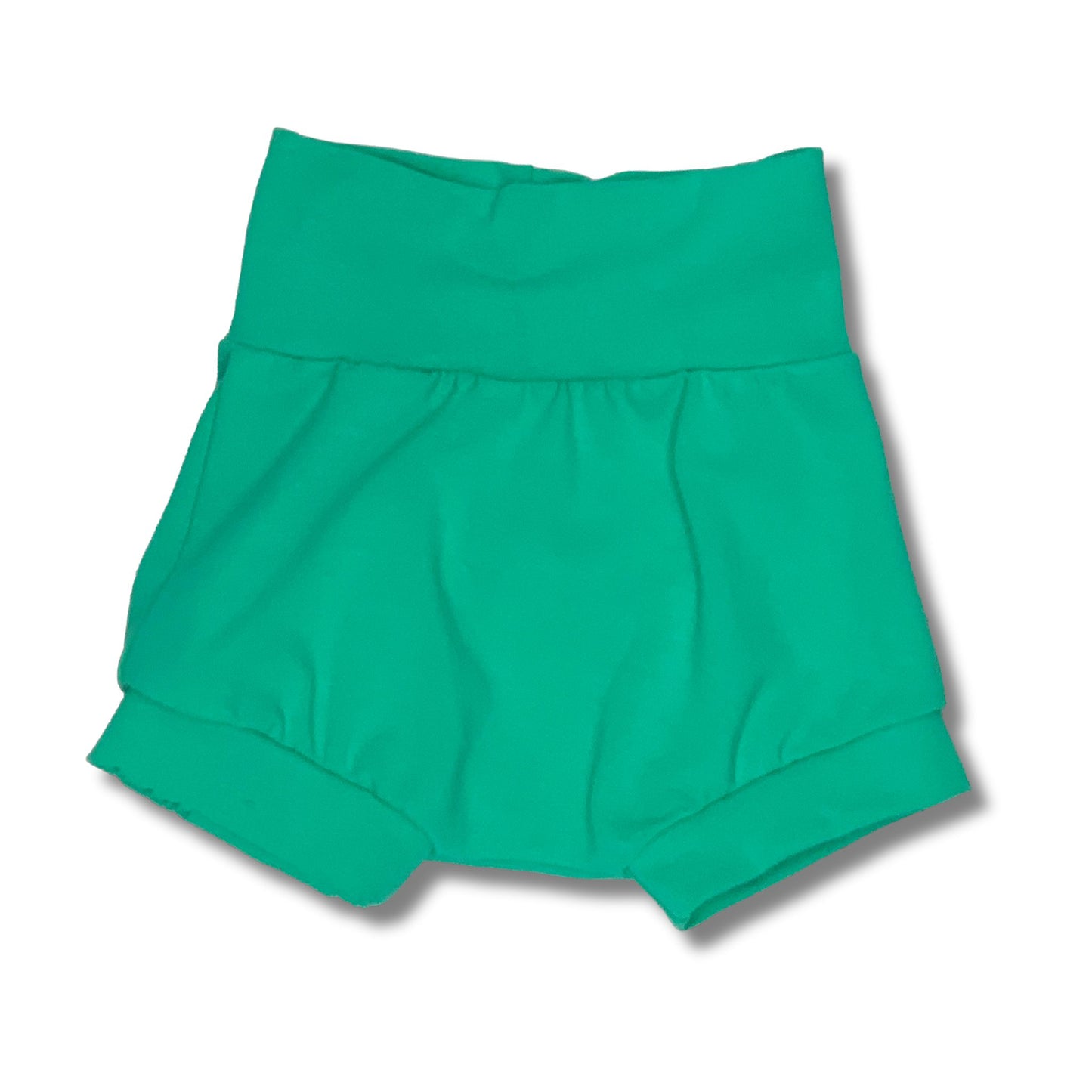 Cotton/Spandex Minty Green Baby Bummies, Gender Neutral