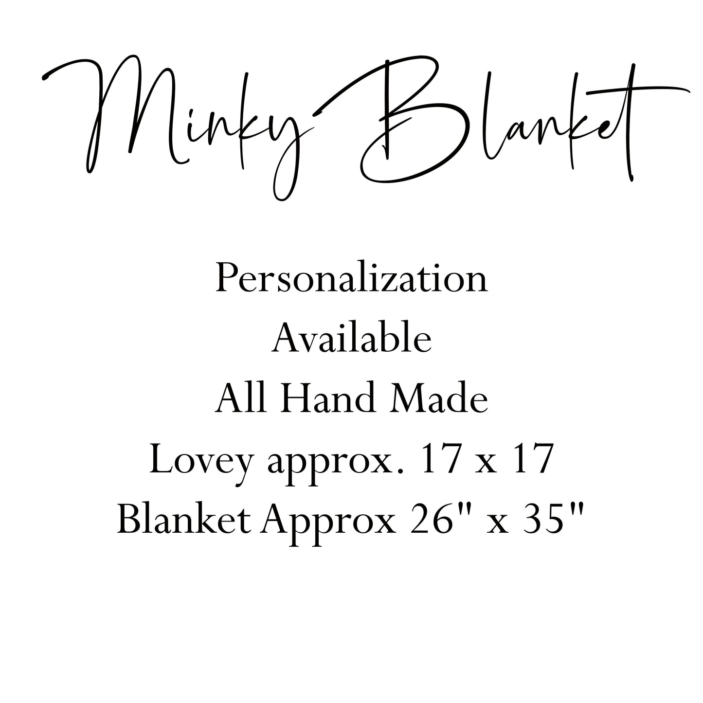 Lavender Floral Baby Minky Blanket, Personalized with Embroidery