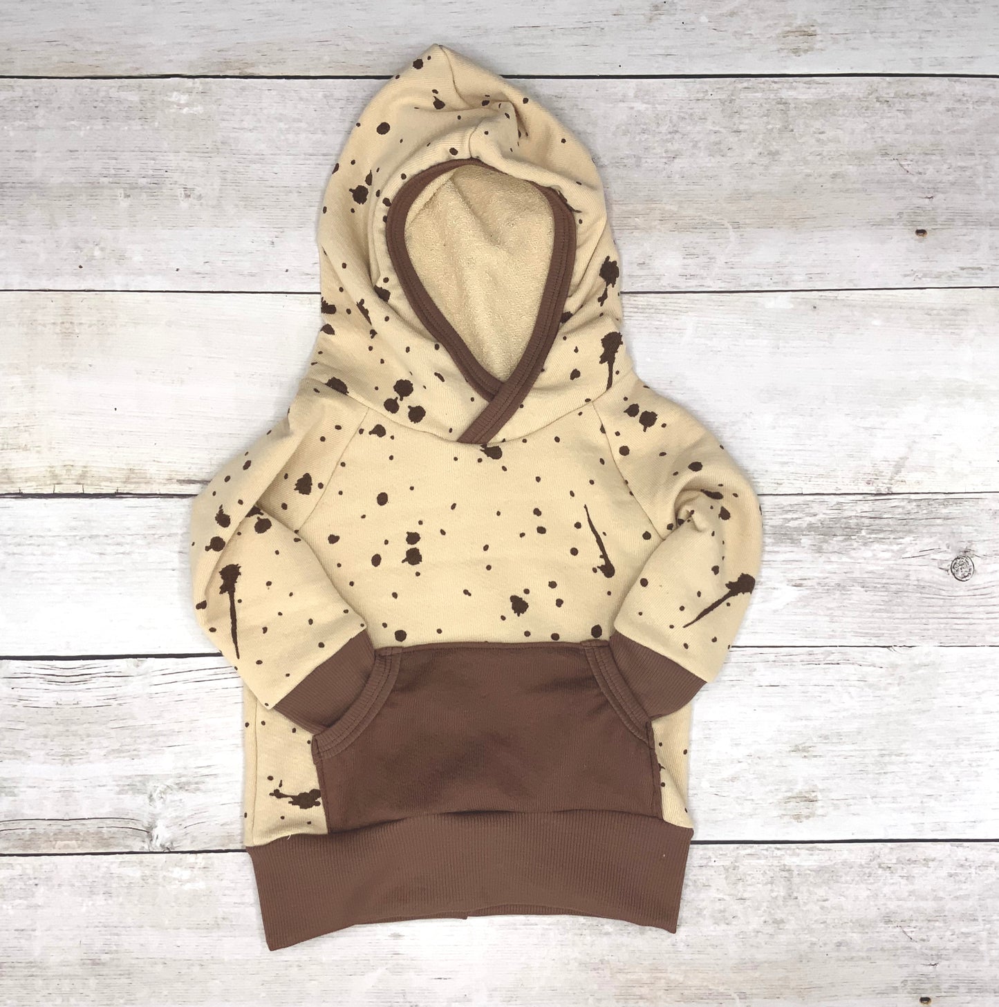 Hoodie for Baby &Toddler, Handmade Organic Cotton French Terry.  Gender