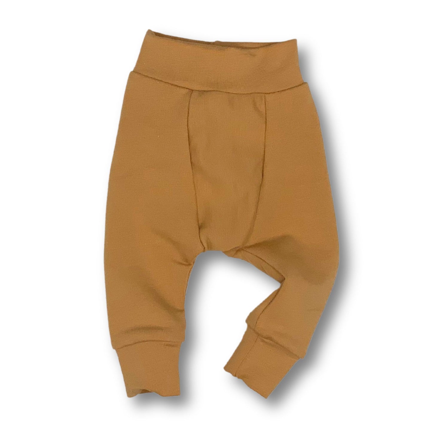 Gusset Pants, Organic French Terry, Warm Toast Color