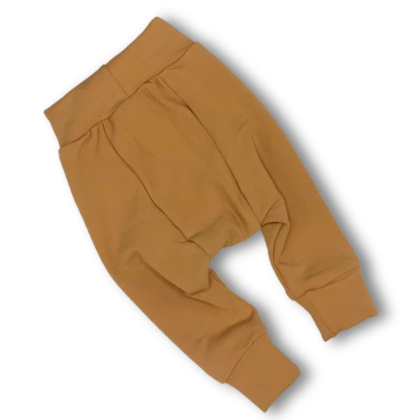 Gusset Pants, Organic French Terry, Warm Toast Color