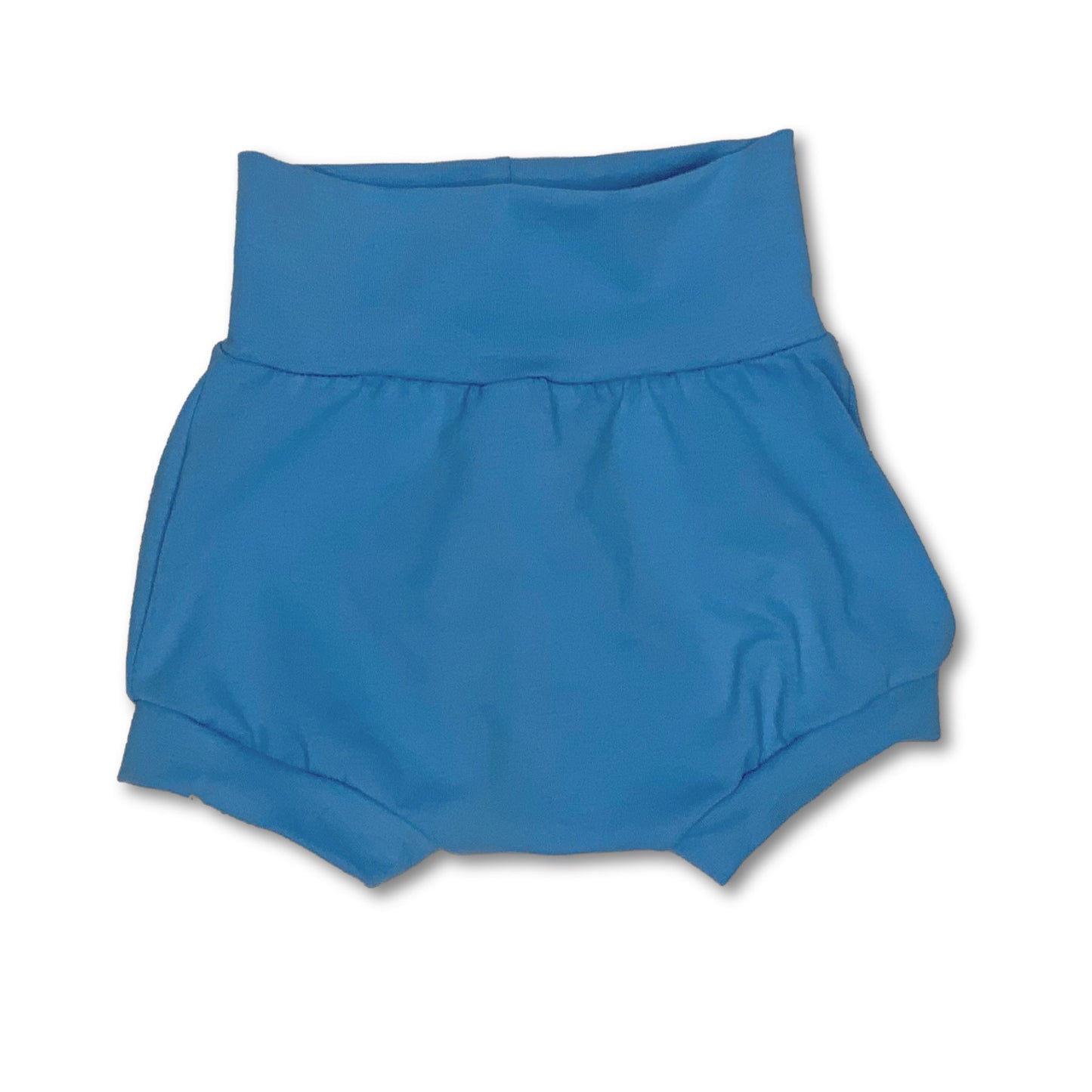 Cotton/Spandex Dusty Blue Baby Bummies, Gender Neutral